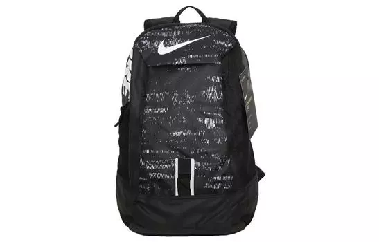 Nike Рюкзак из полиэстера, стандартный, унисекс, черный, белый