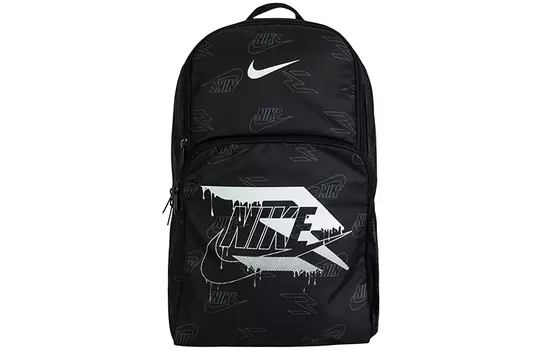 Nike Рюкзак из полиэстера, стандартный, унисекс, цвет "угольно-черный"