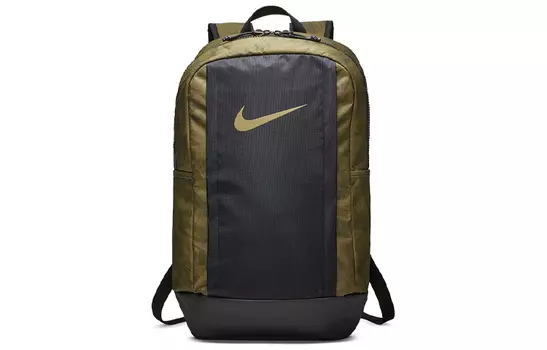 Nike Рюкзак из полиэстера, стандартный, унисекс, оливково-зеленый