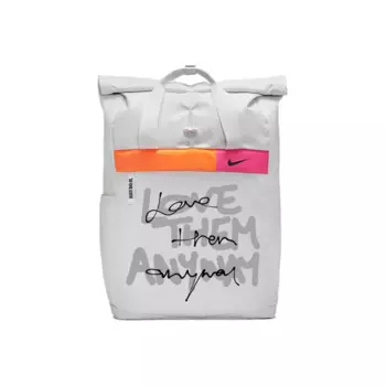 Nike Рюкзак Love Anyway Amber из ткани унисекс светло-серебристо-серого цвета