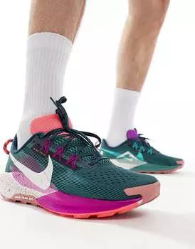 Nike Running – React X Pegasus Trail 5 – темно-синие и фиолетовые спортивные кроссовки