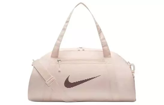 Nike Спортивная сумка из полиэстера, сумка через плечо, сумка унисекс, светло-розовая
