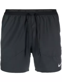 Nike спортивные шорты с логотипом, черный