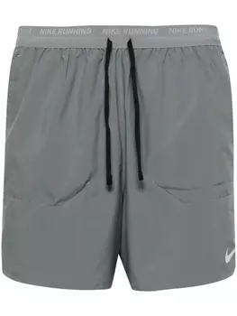 Nike спортивные шорты с логотипом Swoosh, серый