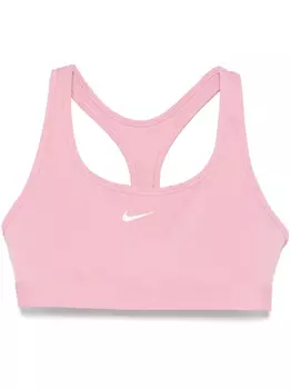 Nike спортивный бюстгальтер Swoosh, розовый