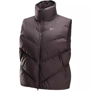Nike Спортивный жилет Storm-FIT женский, цвет «серый камень»