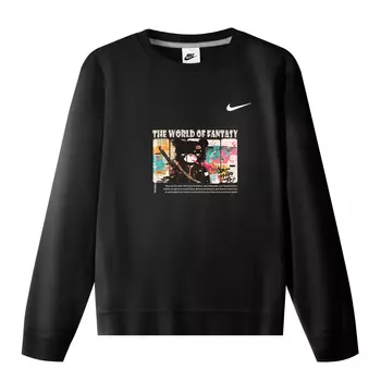 Nike Свитшот унисекс черная