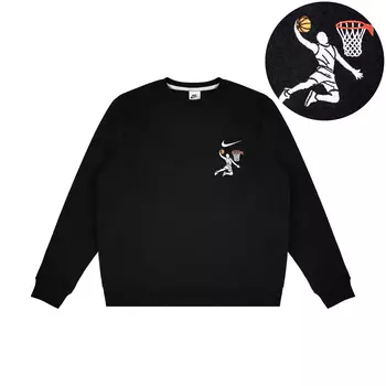 Nike Свитшот унисекс черная