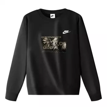 Nike Свитшот унисекс черная