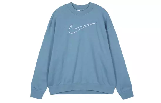 Nike Свитшот женский сине-серый