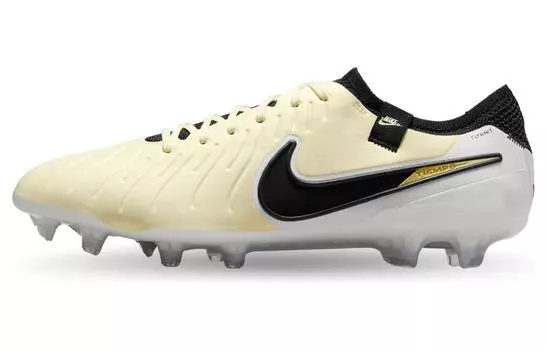 Nike Tiempo Legend 10 Футбольные бутсы Мужчины, Cloud White/Core Black/Lucid Lemon
