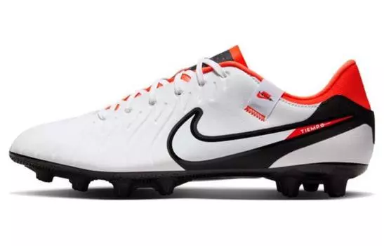 Nike Tiempo Legend 10 Футбольные бутсы Мужчины, White/Red