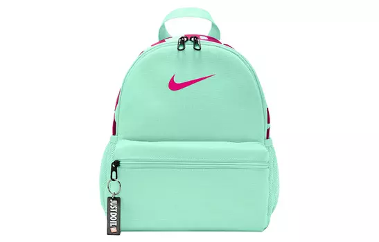 Nike Тканевый рюкзак, стандартный, женский, из пеноматериала, мятно-зеленый