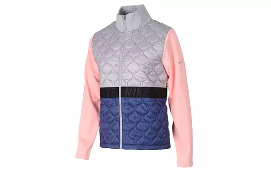 Nike Укороченные женское пальто розового/синего цвета