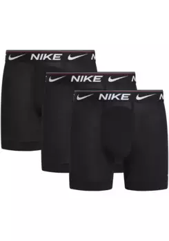 NIKE Underwear Boxer "BOXER BRIEF 3PK" (упаковка, 3 шт., 3 шт.), с фирменной этикеткой, черный