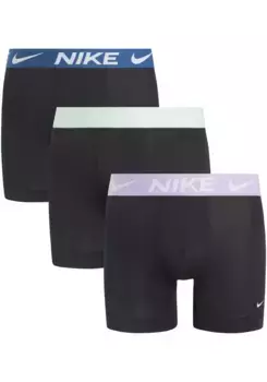 NIKE Underwear Boxers "BOXER BRIEF 3PK" (упаковка, 3 шт., 3 шт.), с эластичным поясом с логотипом NIKE, синий
