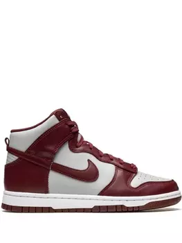 Nike высокие кроссовки Dunk Hi Retro, красный