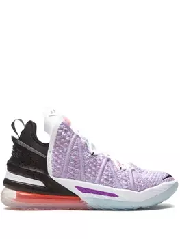 Nike высокие кроссовки LeBron 18, розовый