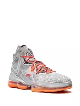 Nike высокие кроссовки Lebron 19, серый