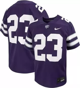 Nike Youth Kansas State Wildcats # 23 Фиолетовая реплика футбольной майки