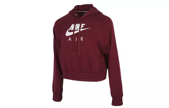 Nike Женская толстовка темно-бордового цвета