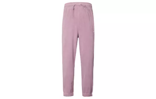 Nike Женские трикотажные спортивные брюки Therma FIT One, цвет пыльно-фиолетовый