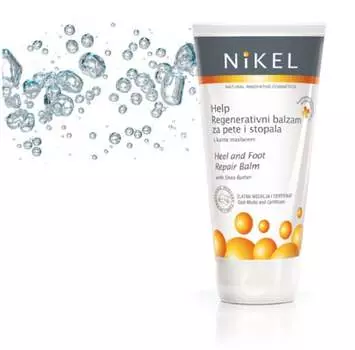 Никель, бальзам для ног с маслом ши с восстанавливающими и регенерирующими свойствами, 140 мл, Nikel