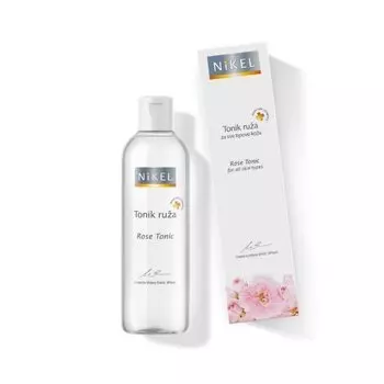 НИКЕЛЬ, Тоник Розовый для нормальной и сухой кожи, 200мл, Nikel