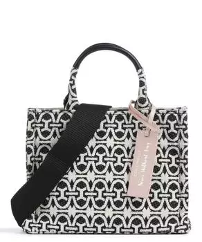 Никогда без сумки Сумочка с монограммой из хлопка Coccinelle, черный