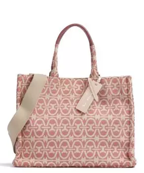 Никогда без сумки зимняя сумочка с монограммой текстильная Coccinelle, бежевый