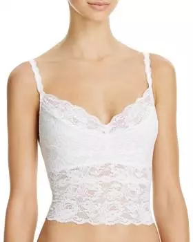 Никогда не говори никогда укороченная майка белого цвета Cosabella