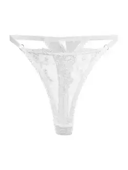 Николетт кружевные стринги Kat The Label, белый