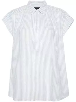 Nili Lotan блузка Normandy в полоску, белый