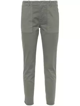 Nili Lotan брюки Jenna с заниженной талией, зеленый