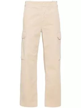 Nili Lotan брюки карго Leofred средней посадки, нейтральный цвет