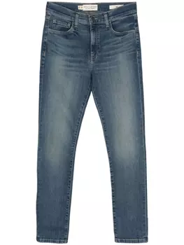 Nili Lotan джинсы скинни Joanas средней посадки, синий