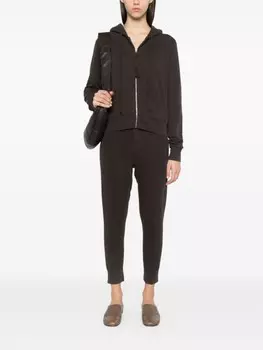 Nili Lotan худи Callie на молнии, коричневый