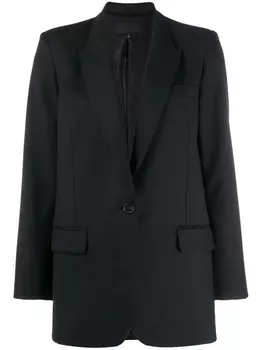 Nili Lotan однобортный блейзер, черный