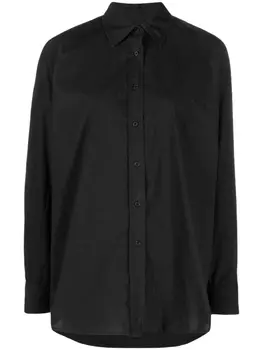 Nili Lotan однотонная рубашка, черный