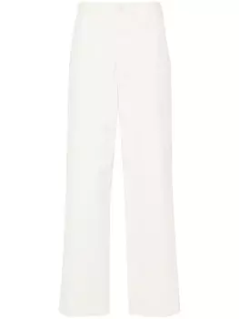 Nili Lotan прямые брюки Elliot, нейтральный цвет