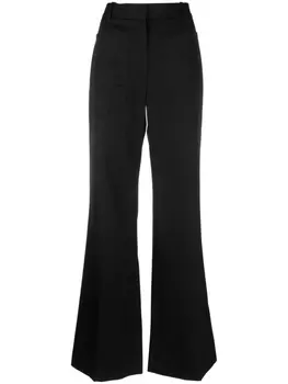 Nili Lotan расклешенные брюки Christophe, черный