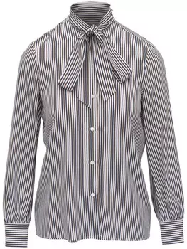 Nili Lotan рубашка с вырезом халтер, белый