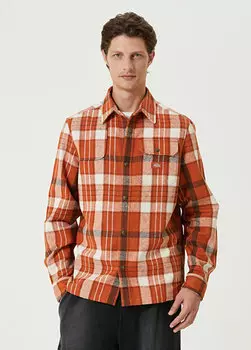 Nimmons коричневая рубашка в клетку Dickies