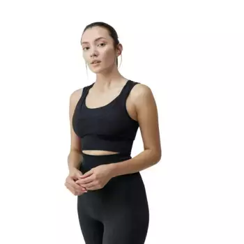 Nina Born Living Yoga Женский топ, чёрный
