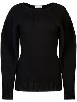 Nina Ricci джемпер с объемными рукавами, черный