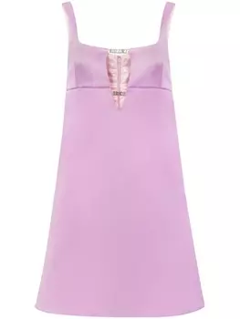 Nina Ricci платье мини с кристаллами, розовый