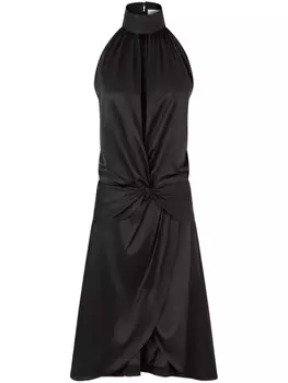 Nina Ricci платье со сборками, черный