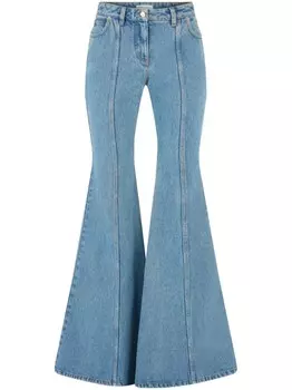 Nina Ricci расклешенные джинсы, синий