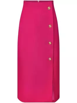 Nina Ricci шерстяная юбка-карандаш с завышенной талией, розовый