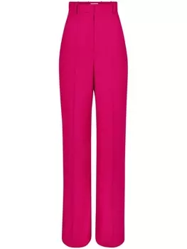 Nina Ricci шерстяные брюки с завышенной талией, розовый